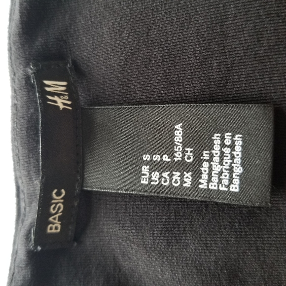 H&M BASIC Bodycon Quarter Sleeve Striped Dress - Picture 9 of 9